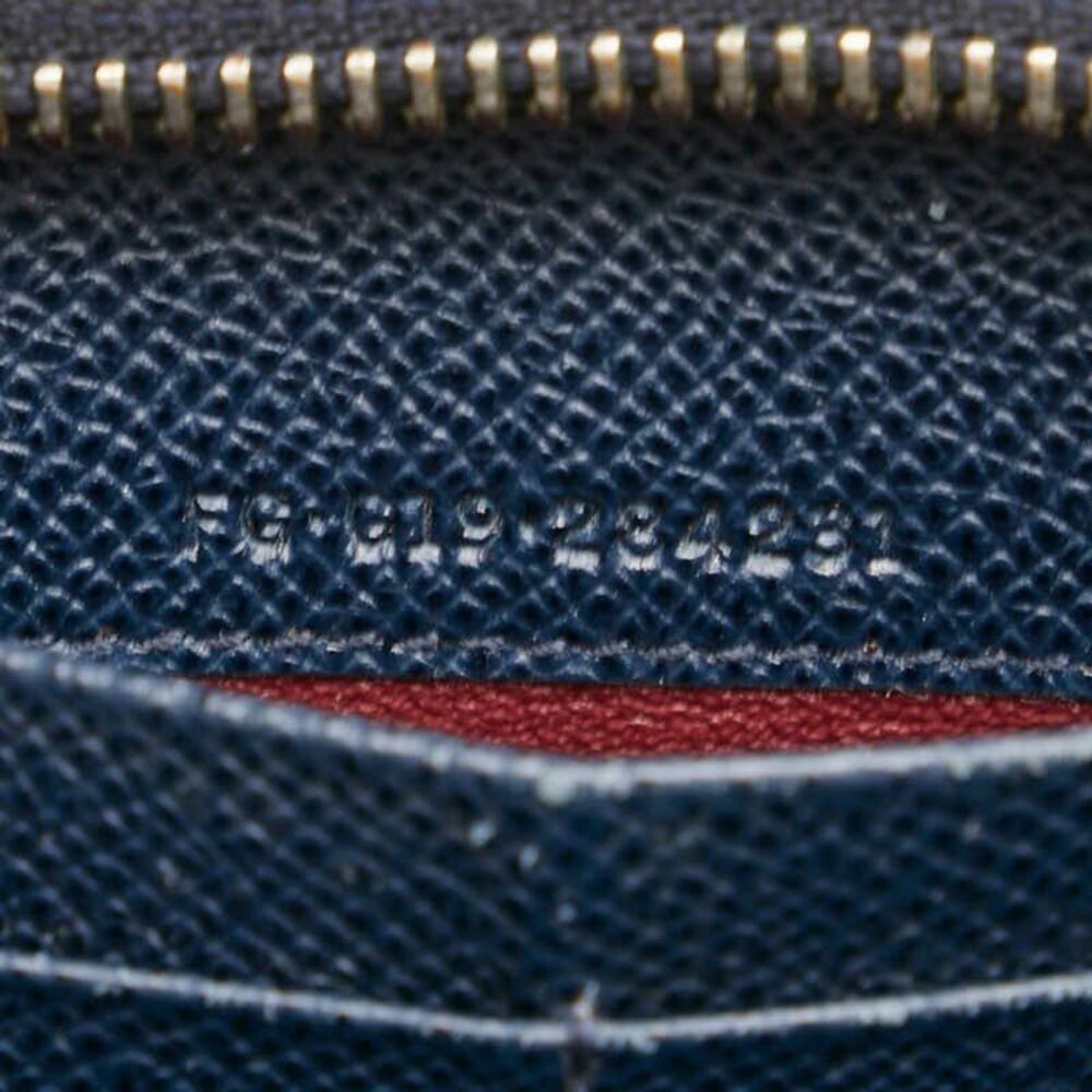 Bulgari Bvlgari Bvlgari Navy Leather Wallet  (Pre-Owned) - Picture 6 of 12